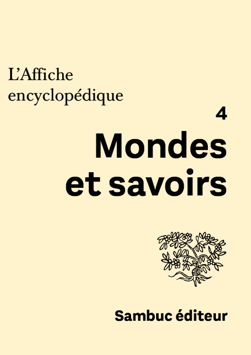 (Couverture : Mondes et savoirs)