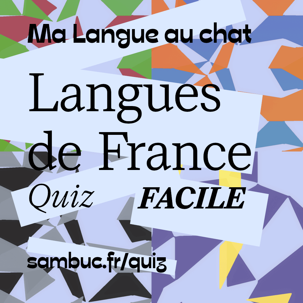 Langues de France - Quiz facile