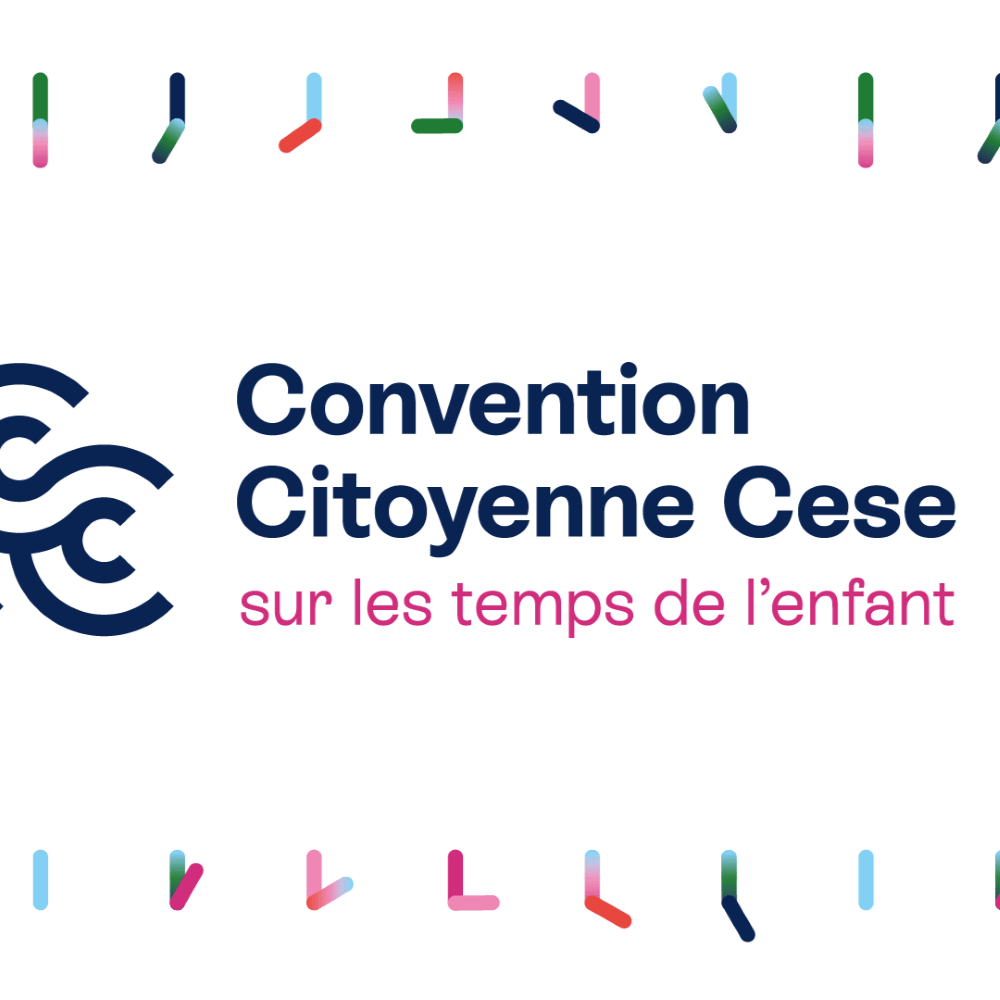 Logo de la convention citoyenne sur les temps de l'enfant / CESE