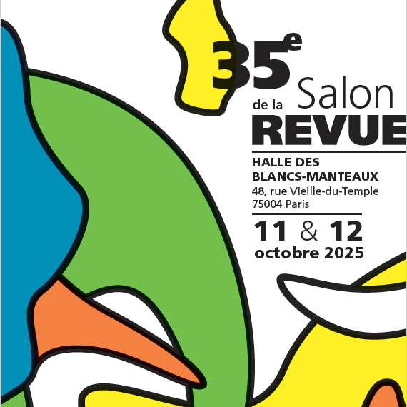 Affiche du 35e Salon de la revue à Paris