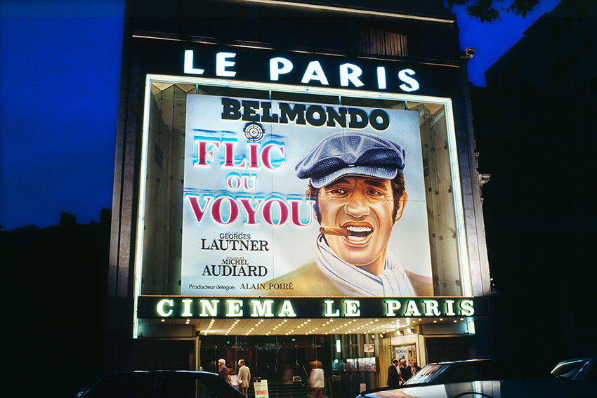 Façade du cinéma Le Paris (VIIIe)